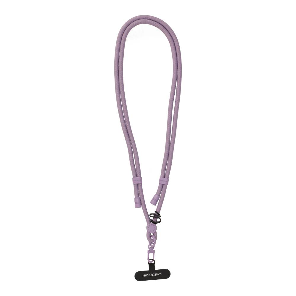 lilac rope crossbody strap